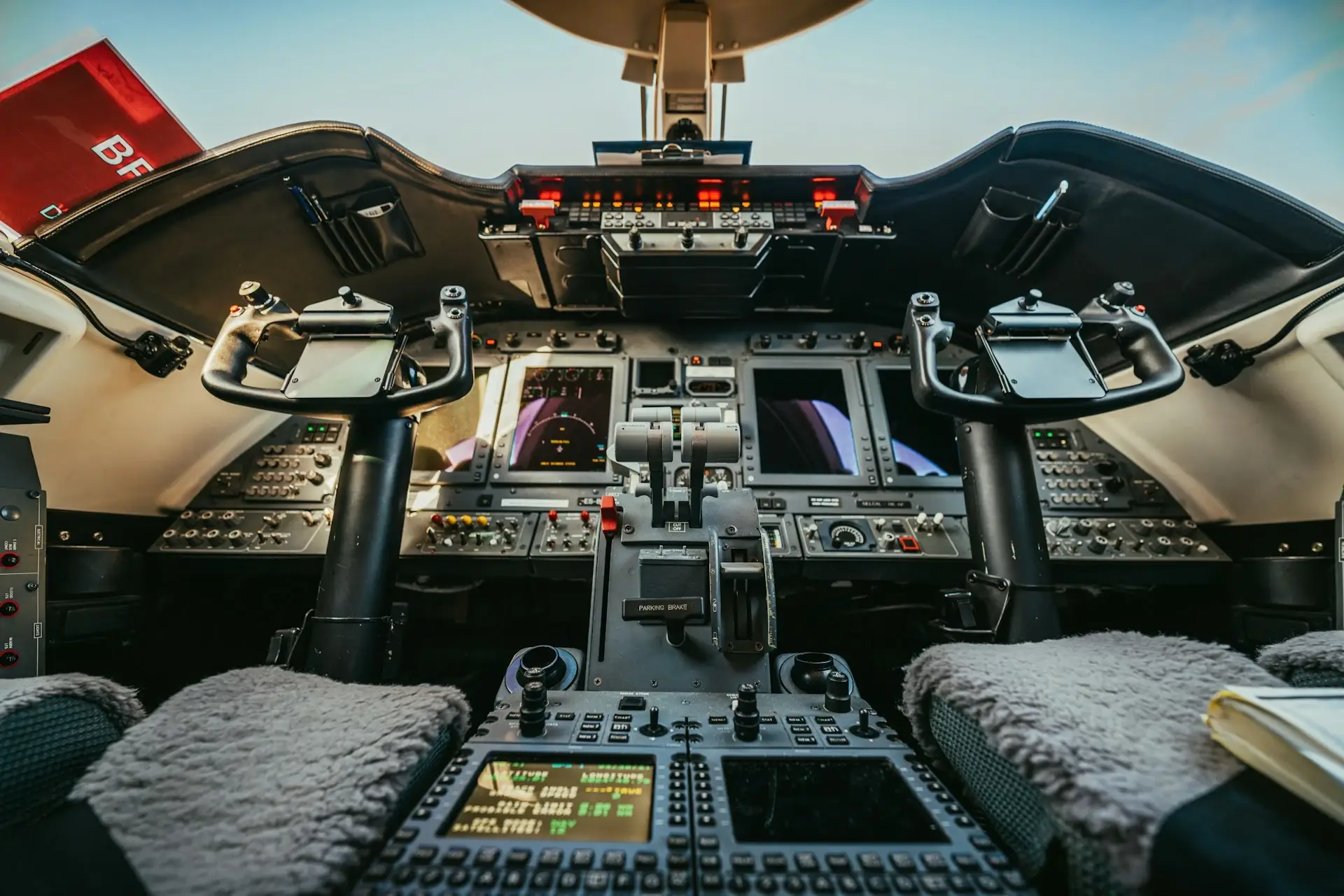 Jet instrument panel